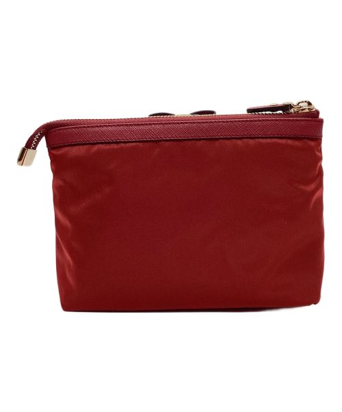 Salvatore Ferragamo（サルヴァトーレ フェラガモ）Salvatore Ferragamo (サルヴァトーレ フェラガモ) ポーチ レッドの古着・服飾アイテム