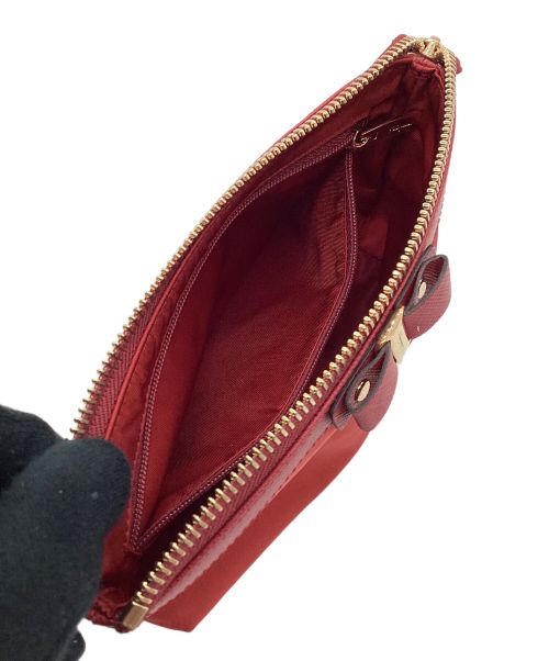 Salvatore Ferragamo（サルヴァトーレ フェラガモ）Salvatore Ferragamo (サルヴァトーレ フェラガモ) ポーチ レッドの古着・服飾アイテム