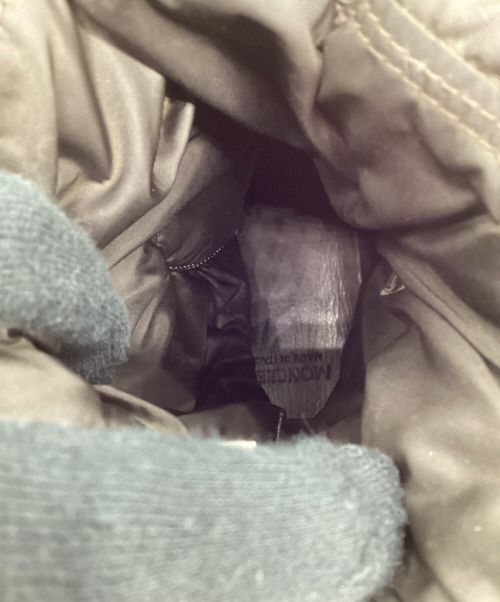 MONCLER（モンクレール）MONCLER (モンクレール) ダウンブーツ カーキ×ブラック サイズ:25cmの古着・服飾アイテム