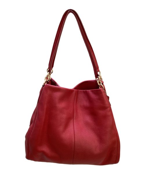 COACH（コーチ）COACH (コーチ) ショルダーバッグ レッドの古着・服飾アイテム