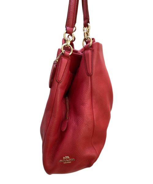 COACH（コーチ）COACH (コーチ) ショルダーバッグ レッドの古着・服飾アイテム