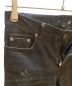 中古・古着 SAINTLAURENT JEANS (サンローラン ジーンズ) ダメージデニムパンツ ブラック サイズ:M：8000円