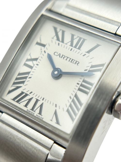 Cartier（カルティエ）Cartier (カルティエ) タンクフランセーズSM アイボリー文字盤 サイズ:SMの古着・服飾アイテム