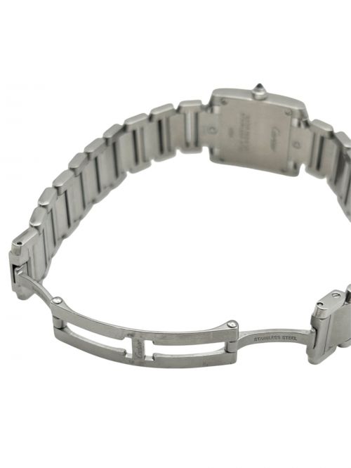 Cartier（カルティエ）Cartier (カルティエ) タンクフランセーズSM アイボリー文字盤 サイズ:SMの古着・服飾アイテム