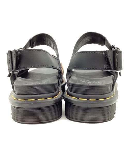 Dr.Martens（ドクターマーチン）Dr.Martens (ドクターマーチン) Dr.Martens VOSS HAIR ON LEOPARD ブラック×ベージュ サイズ:US7の古着・服飾アイテム