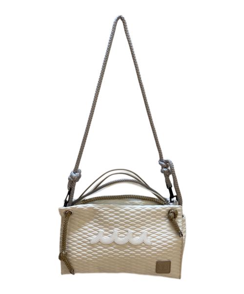 L4K3（レイク）L4K3 (レイク) muta (ムータ) ハンドバッグ ホワイトの古着・服飾アイテム