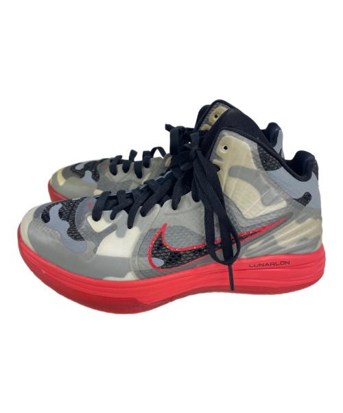 NIKE（ナイキ）NIKE (ナイキ) LUNAR HYPERGAMER グレー×レッド サイズ:26.5の古着・服飾アイテム