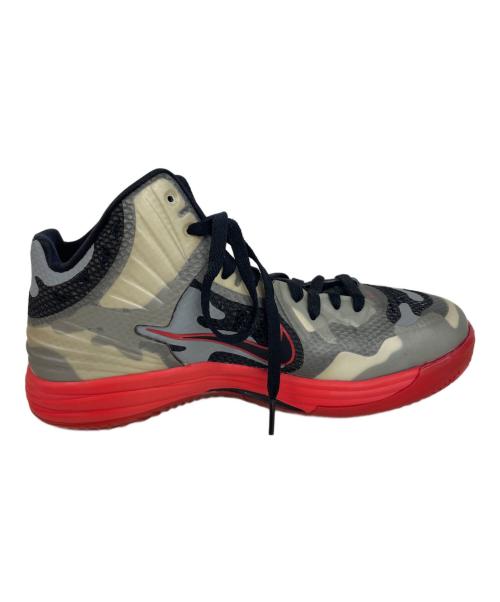 NIKE（ナイキ）NIKE (ナイキ) LUNAR HYPERGAMER グレー×レッド サイズ:26.5の古着・服飾アイテム