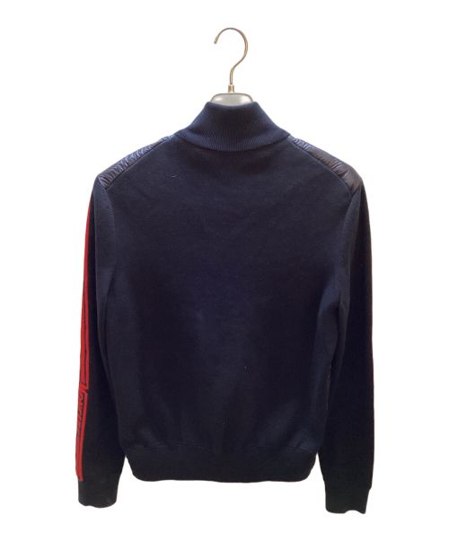MONCLER（モンクレール）MONCLER (モンクレール) ダウンジャケット ネイビー×レッド サイズ:Sの古着・服飾アイテム