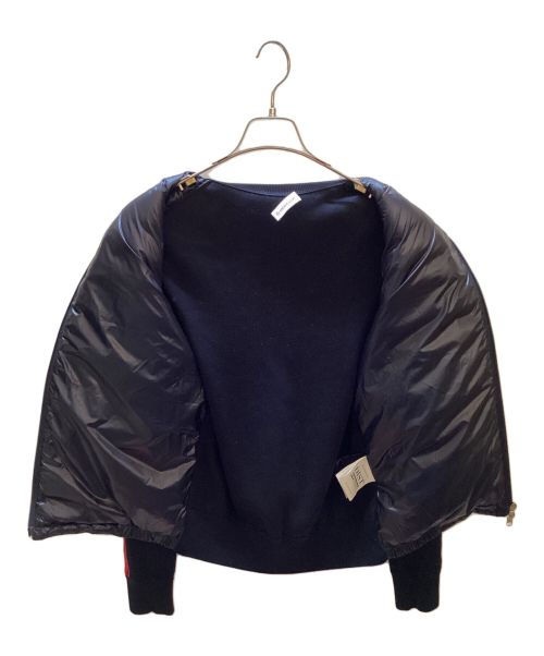 MONCLER（モンクレール）MONCLER (モンクレール) ダウンジャケット ネイビー×レッド サイズ:Sの古着・服飾アイテム