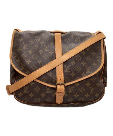LOUIS VUITTON ルイヴィトン ソミュール 【ジャンク品】 LOUIS VUITTON(ルイヴィトン) / ソミュール30_モノグラム_BRW/PVC/BRW