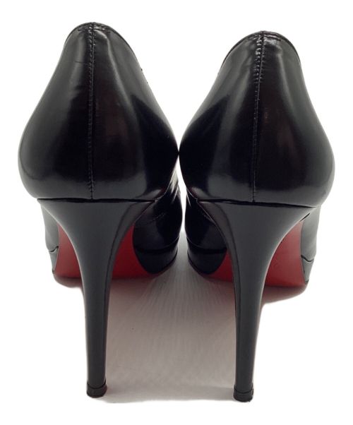 Christian Louboutin（クリスチャン・ルブタン）Christian Louboutin (クリスチャン・ルブタン) NEW SIMPLE PUMP100 JAZZ CALF ブラック×レッド サイズ:SIZE36の古着・服飾アイテム