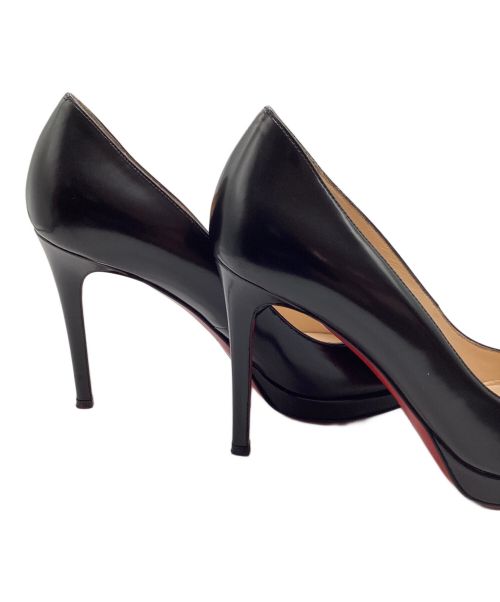 Christian Louboutin（クリスチャン・ルブタン）Christian Louboutin (クリスチャン・ルブタン) NEW SIMPLE PUMP100 JAZZ CALF ブラック×レッド サイズ:SIZE36の古着・服飾アイテム