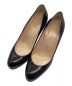 Christian Louboutin（クリスチャン・ルブタン）の古着「NEW SIMPLE PUMP100 JAZZ CALF」｜ブラック×レッド
