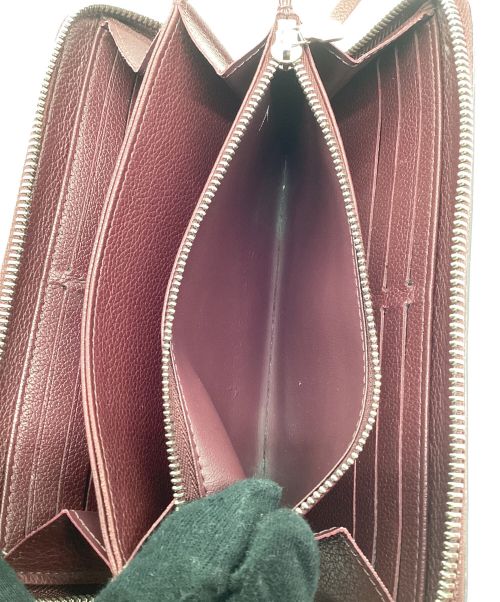 LOUIS VUITTON（ルイ ヴィトン）LOUIS VUITTON (ルイ ヴィトン) ジッピー・ロックミー ワインレッド×ベージュの古着・服飾アイテム