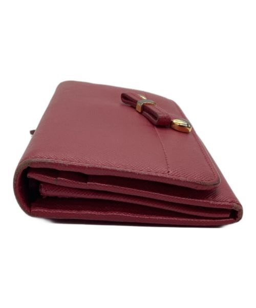 PRADA（プラダ）PRADA (プラダ) 長財布 ピンクの古着・服飾アイテム