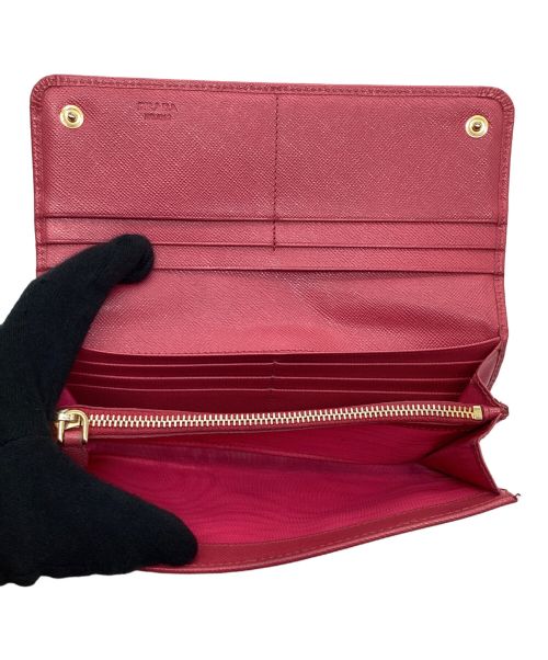 PRADA（プラダ）PRADA (プラダ) 長財布 ピンクの古着・服飾アイテム