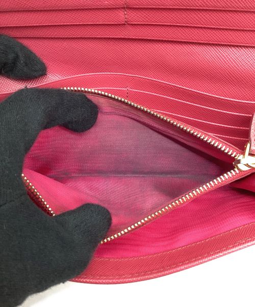 PRADA（プラダ）PRADA (プラダ) 長財布 ピンクの古着・服飾アイテム