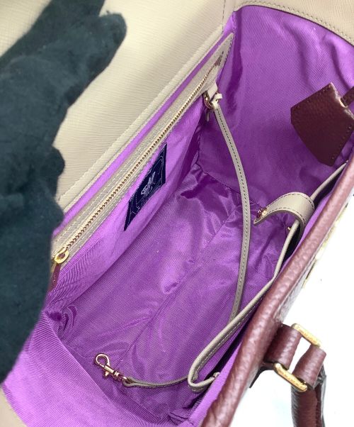 A.D.M.J.（エーディーエムジェイ）A.D.M.J. (エーディーエムジェイ) ベラトートバッグ レッドの古着・服飾アイテム