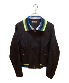 TTT MSW（ティー）の古着「ジップブルゾン」｜ブラック