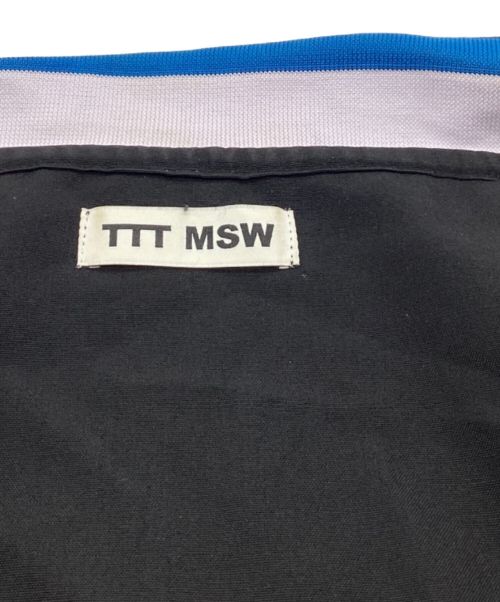 TTT MSW（ティー モダンストリートウェア）TTT MSW (ティー) ジップブルゾン ブラック サイズ:Lの古着・服飾アイテム