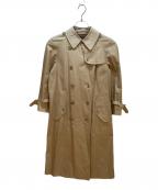 Burberry's BLUE LABELバーバリーズ ブルーレーベル）の古着「トレンチコート(ライナー欠品)」｜アイボリー