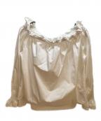 teijaテイヤ）の古着「ブラウス」｜ホワイト