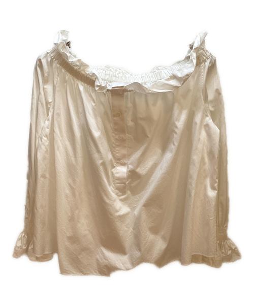 teija（テイヤ）teija (テイヤ) ブラウス ホワイト サイズ:Mの古着・服飾アイテム