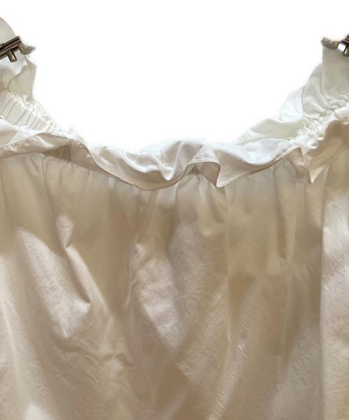 teija（テイヤ）teija (テイヤ) ブラウス ホワイト サイズ:Mの古着・服飾アイテム