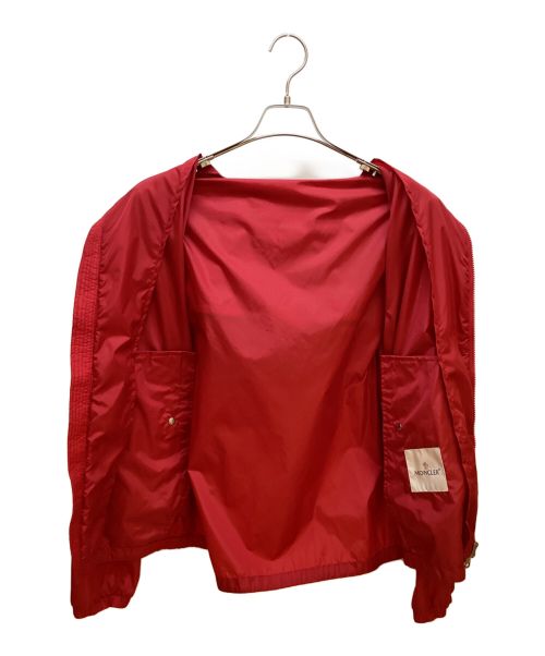 MONCLER（モンクレール）MONCLER (モンクレール) ナイロンジップパーカー レッド サイズ:SIZE 1の古着・服飾アイテム