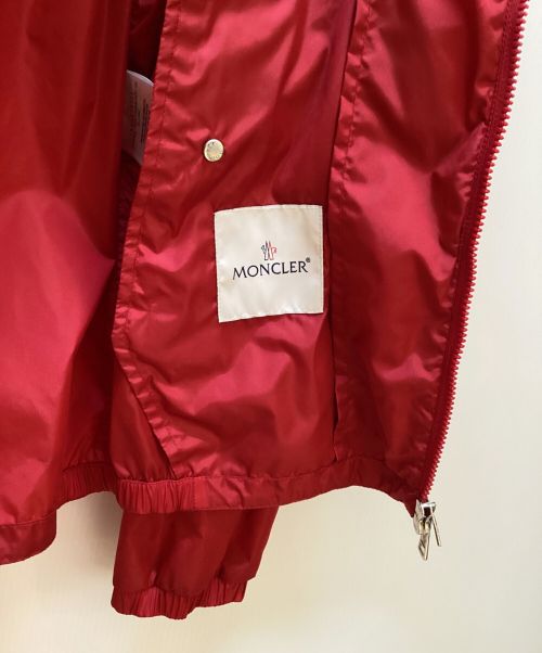 MONCLER（モンクレール）MONCLER (モンクレール) ナイロンジップパーカー レッド サイズ:SIZE 1の古着・服飾アイテム