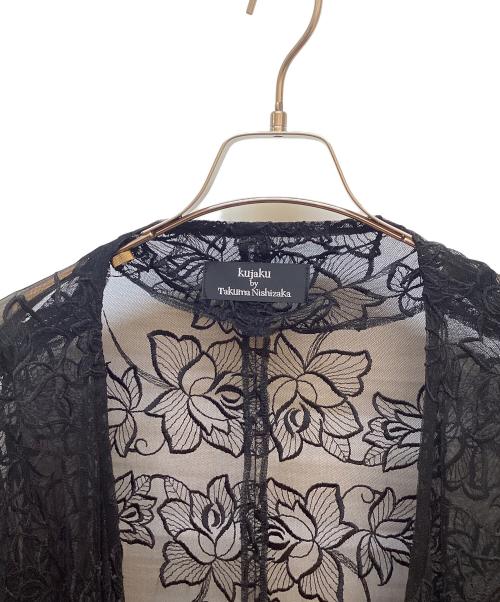 kujaku by Takuma Nishizaki（クジャクバイタクマニシザキ）kujaku by Takuma Nishizaki (クジャクバイタクマニシザキ) シースルーカーディガン ブラック サイズ:1の古着・服飾アイテム