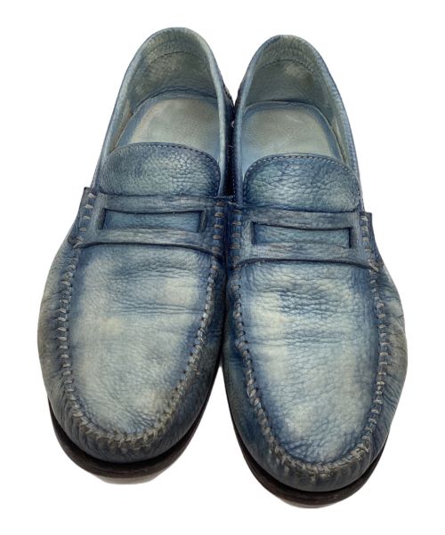 Santoni（サントーニ）Santoni (サントーニ) ローファー ブルー サイズ:10の古着・服飾アイテム