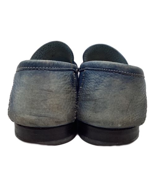 Santoni（サントーニ）Santoni (サントーニ) ローファー ブルー サイズ:10の古着・服飾アイテム