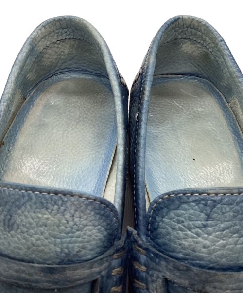 Santoni（サントーニ）Santoni (サントーニ) ローファー ブルー サイズ:10の古着・服飾アイテム