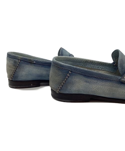 Santoni（サントーニ）Santoni (サントーニ) ローファー ブルー サイズ:10の古着・服飾アイテム