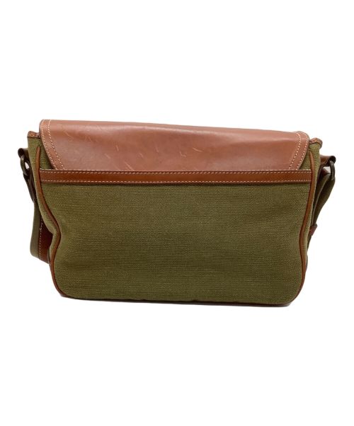 土屋鞄（ツチヤカバン）土屋鞄 (ツチヤカバン) カメラバッグ グリーン×ブラウンの古着・服飾アイテム