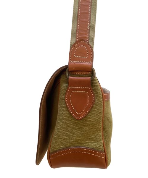 土屋鞄（ツチヤカバン）土屋鞄 (ツチヤカバン) カメラバッグ グリーン×ブラウンの古着・服飾アイテム