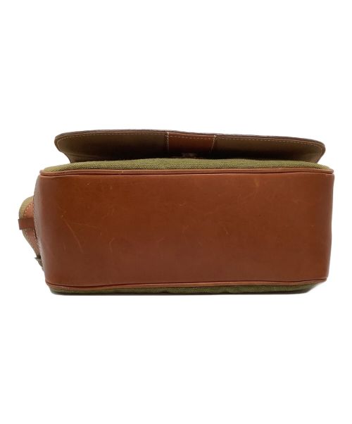 土屋鞄（ツチヤカバン）土屋鞄 (ツチヤカバン) カメラバッグ グリーン×ブラウンの古着・服飾アイテム