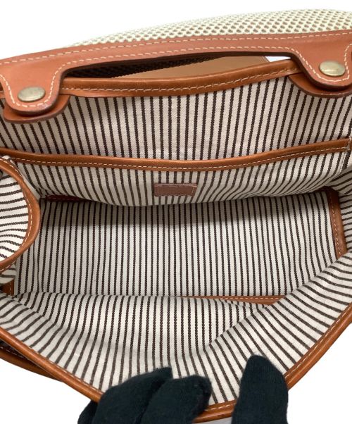 土屋鞄（ツチヤカバン）土屋鞄 (ツチヤカバン) カメラバッグ グリーン×ブラウンの古着・服飾アイテム