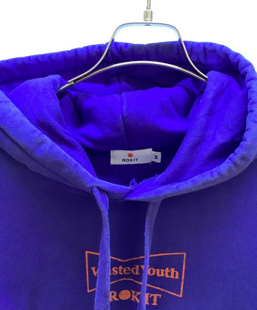 ROKIT（ロキット）ROKIT (ロキット) WASTED YOUTH (ウエステッド ユース) プルオーバーパーカー ブルー サイズ:Mの古着・服飾アイテム