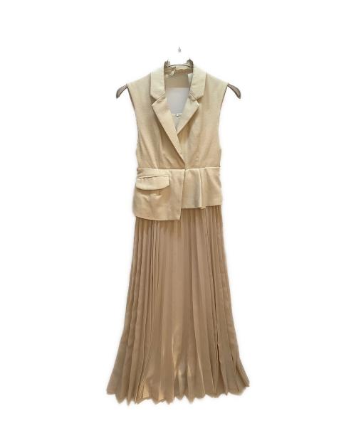 Snidel（スナイデル）Snidel (スナイデル) レディティールジャンスカ アイボリーの古着・服飾アイテム