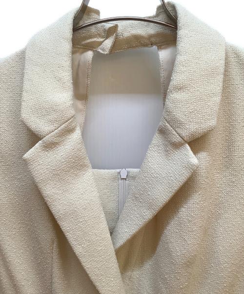 Snidel（スナイデル）Snidel (スナイデル) レディティールジャンスカ アイボリーの古着・服飾アイテム