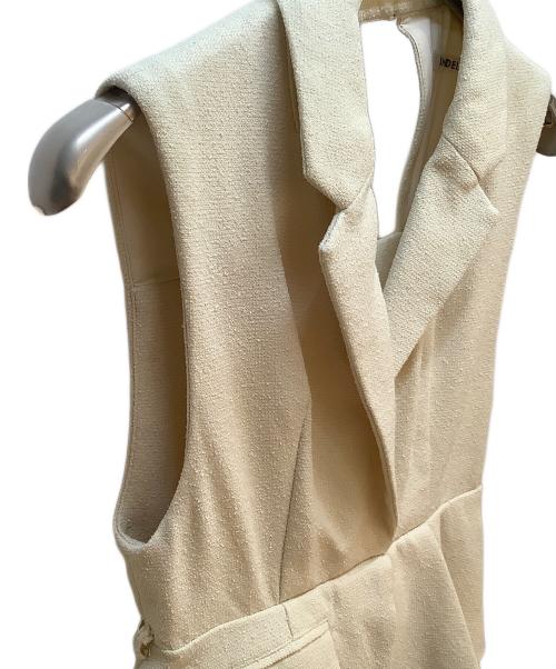 Snidel（スナイデル）Snidel (スナイデル) レディティールジャンスカ アイボリーの古着・服飾アイテム