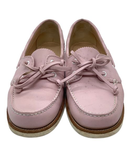 LOUIS VUITTON（ルイ ヴィトン）LOUIS VUITTON (ルイ ヴィトン) デッキシューズ ピンク サイズ:6の古着・服飾アイテム