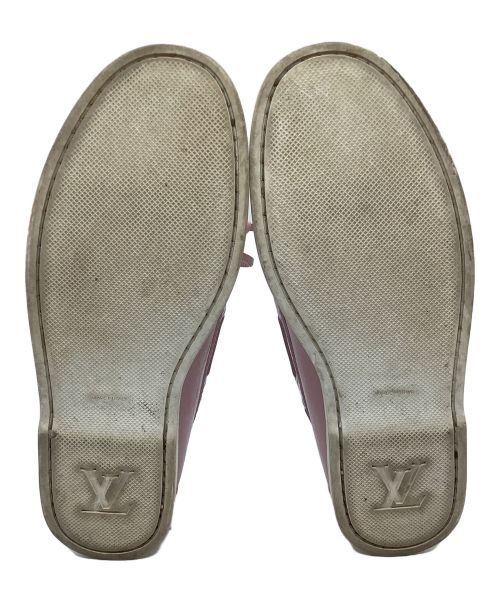 LOUIS VUITTON（ルイ ヴィトン）LOUIS VUITTON (ルイ ヴィトン) デッキシューズ ピンク サイズ:6の古着・服飾アイテム