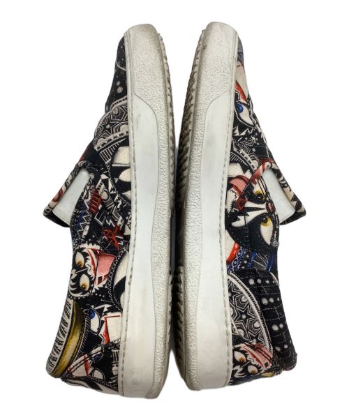 DSQUARED2（ディースクエアード）DSQUARED2 (ディースクエアード) スリッポン ブラック×レッド サイズ:40の古着・服飾アイテム