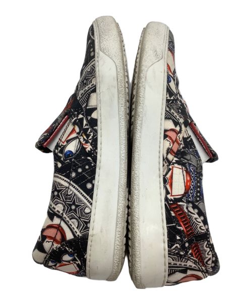 DSQUARED2（ディースクエアード）DSQUARED2 (ディースクエアード) スリッポン ブラック×レッド サイズ:40の古着・服飾アイテム