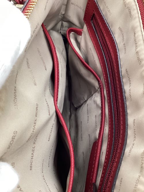 MICHAEL KORS（マイケル・コース）MICHAEL KORS (マイケルコース) トートバッグ レッドの古着・服飾アイテム