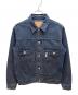 Manual Alphabet（マニュアル アルファベット）の古着「デニムジャケット」｜ブラック